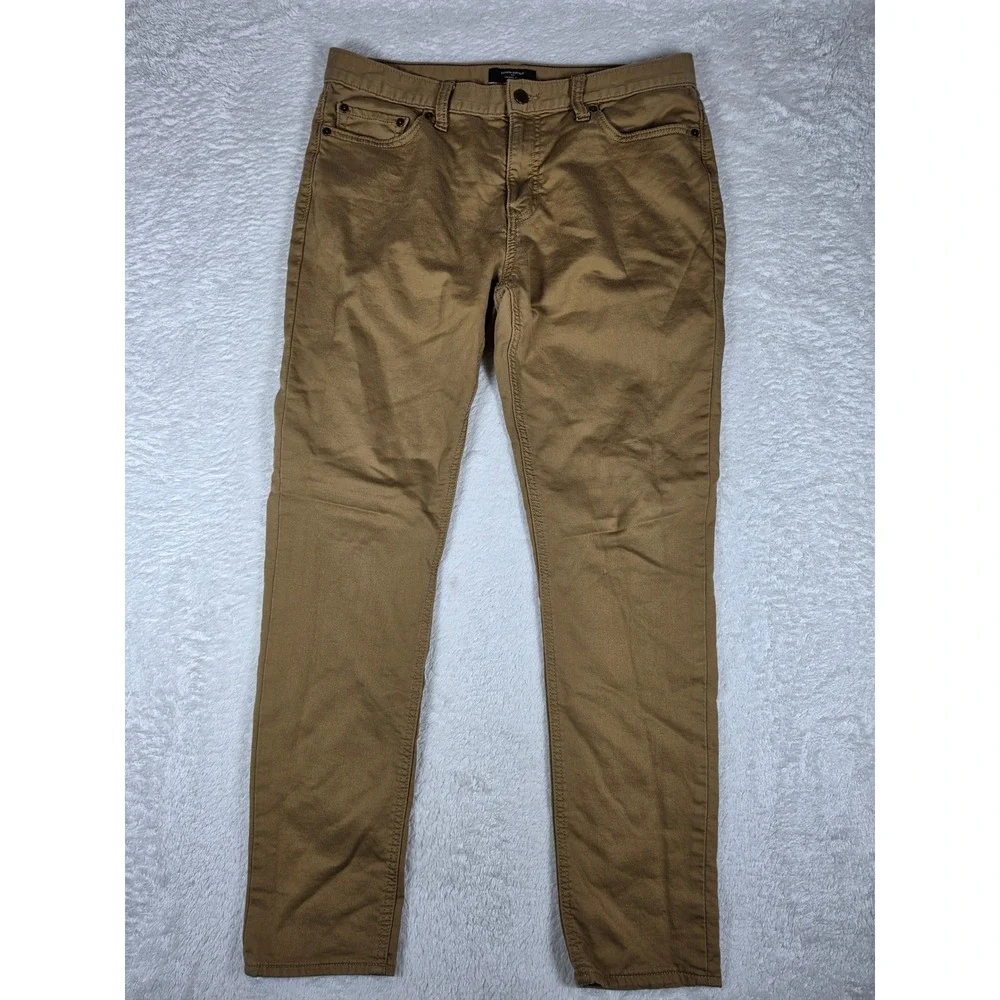 Banana Republic Travel Slim Mens 33/32 Brown Stretch 731189-03 Chino Pants